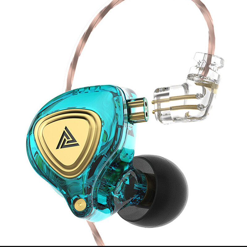 Dynamic In-Ear Earphones Noise Cancelling Sport Music Headphones with Detachable Cable