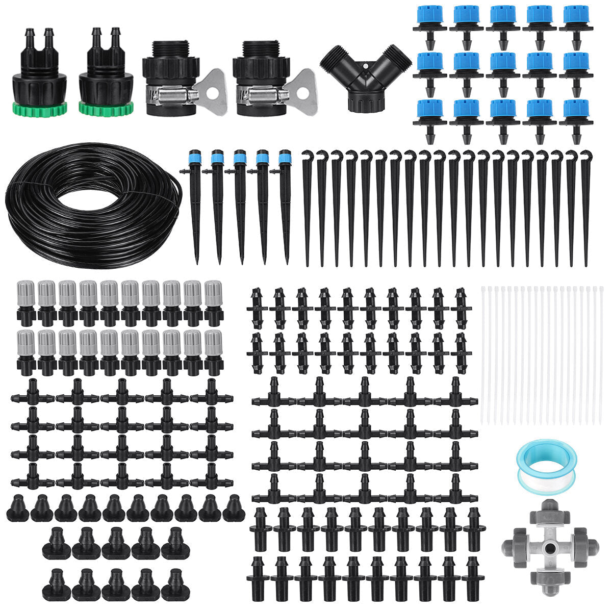 DIY Garden Micro Drip Irrigation System Timing Controller Plant Flower Automatic