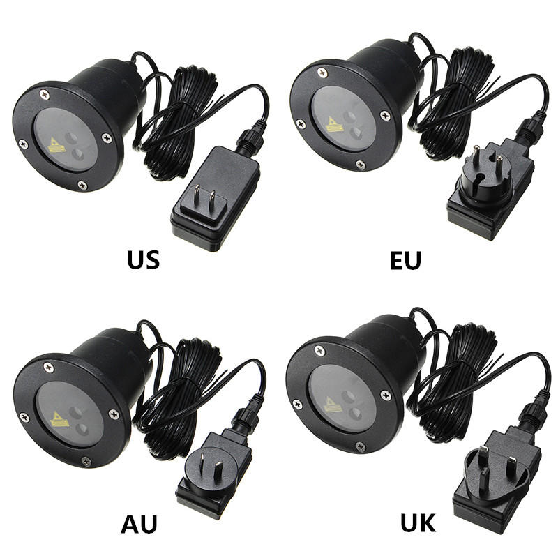 Remote Xmas Pattern Waterproof Projector Stage Light Garden Christmas Tree Landscape Lamp