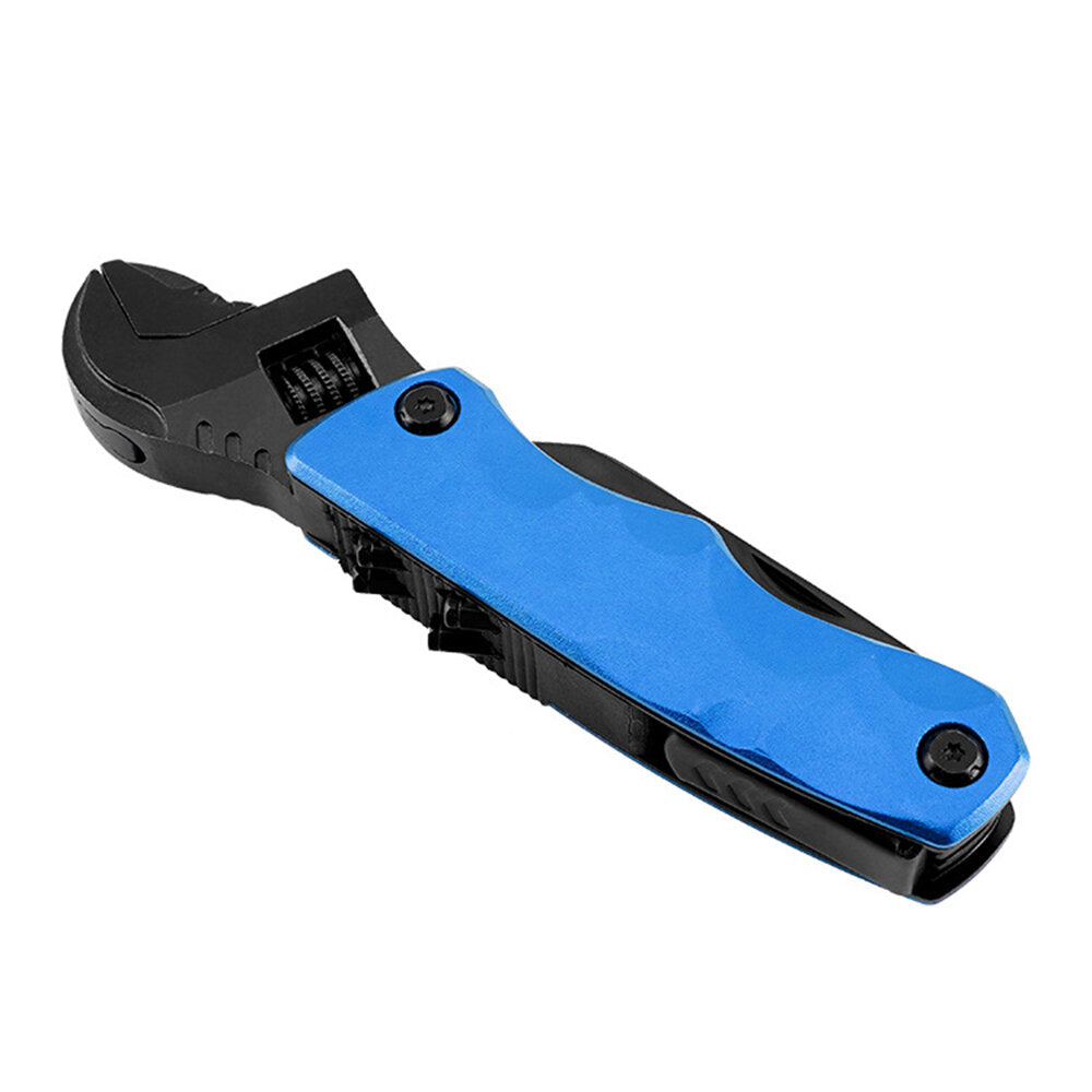 10 In 1 Multifunctional foldable wrench Outdoor Portable Multifunctional Tool Suitable For Outdoor Camping Home Emergency etc.