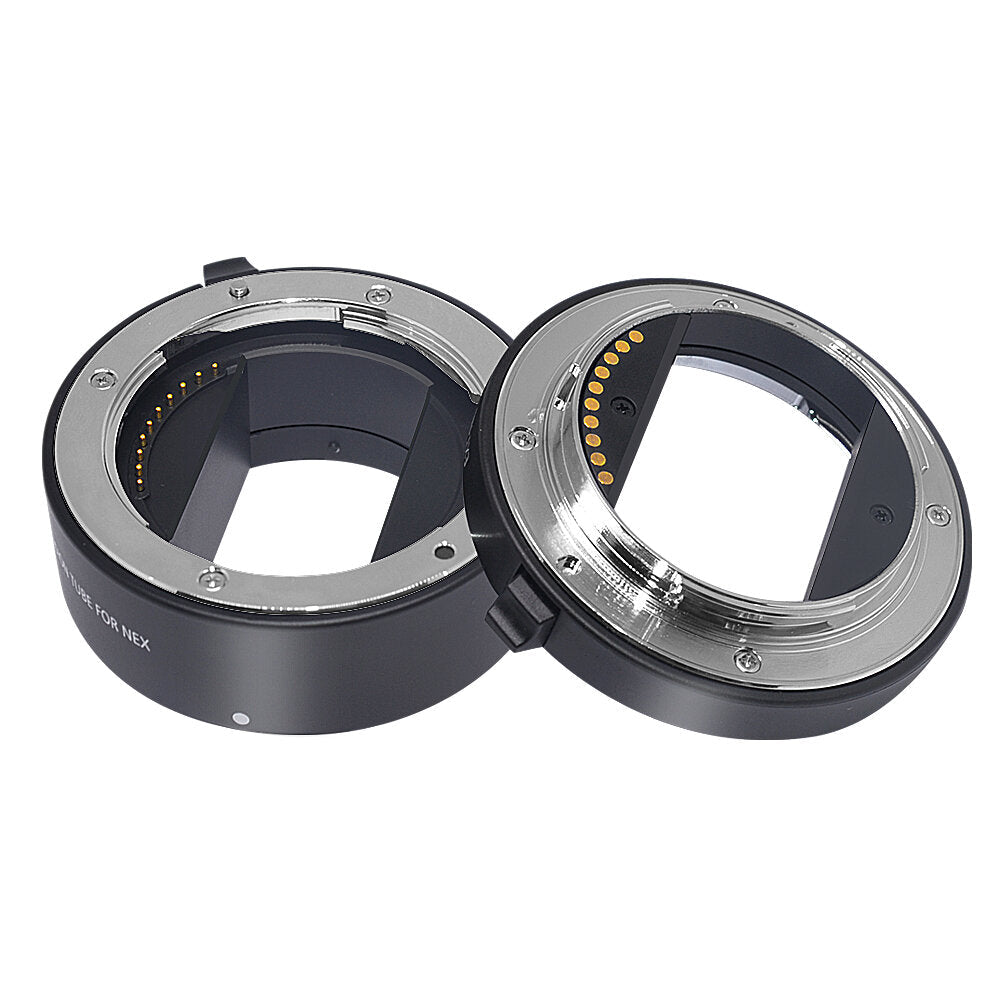 10mm 16mm Metal Auto Focus Macro Extension Tube Ring NEX Mount for Sony FE E-Mount A7 A7II A7III A7SII A6000 A6300 A6500 NEX5 Lens Adapter