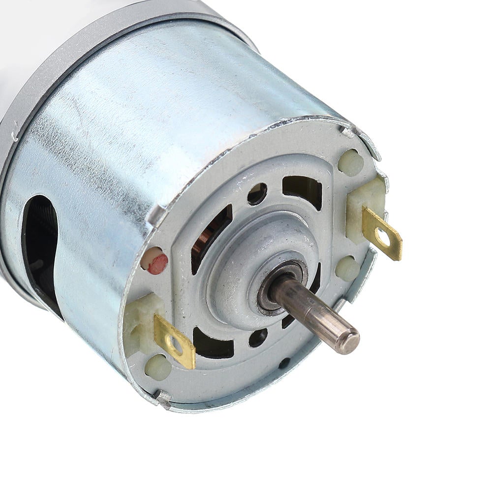 DC 12V 190rpm Gear Motor Double Shaft DC Motor