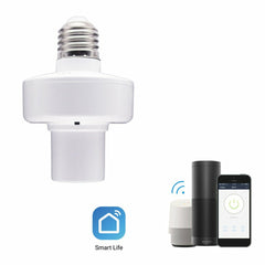 Bluetooth Mesh Smart Light Socket Lamp Holder Voice Control Timer Light Holder For E27 LED Bulb Google Home Amazon Amazon Alexa