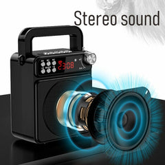 Bluetooth 5.0 Wireless Speaker Square Dance Speaker 2400mAh Battery Outdoor High Power Surround Stereo Sound