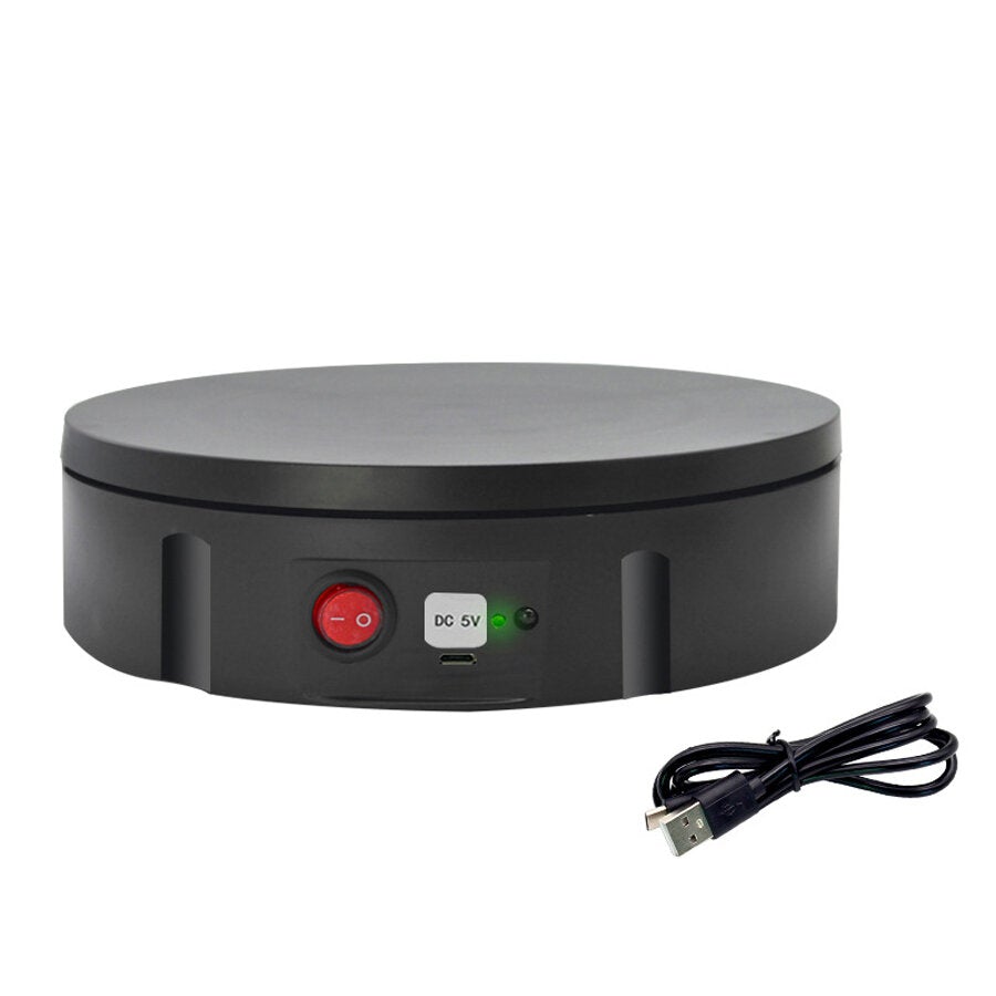 22cm Diameter Electric Display Stand Intelligent Remote Control Rotating Table Live Shooting And Automatic Disk