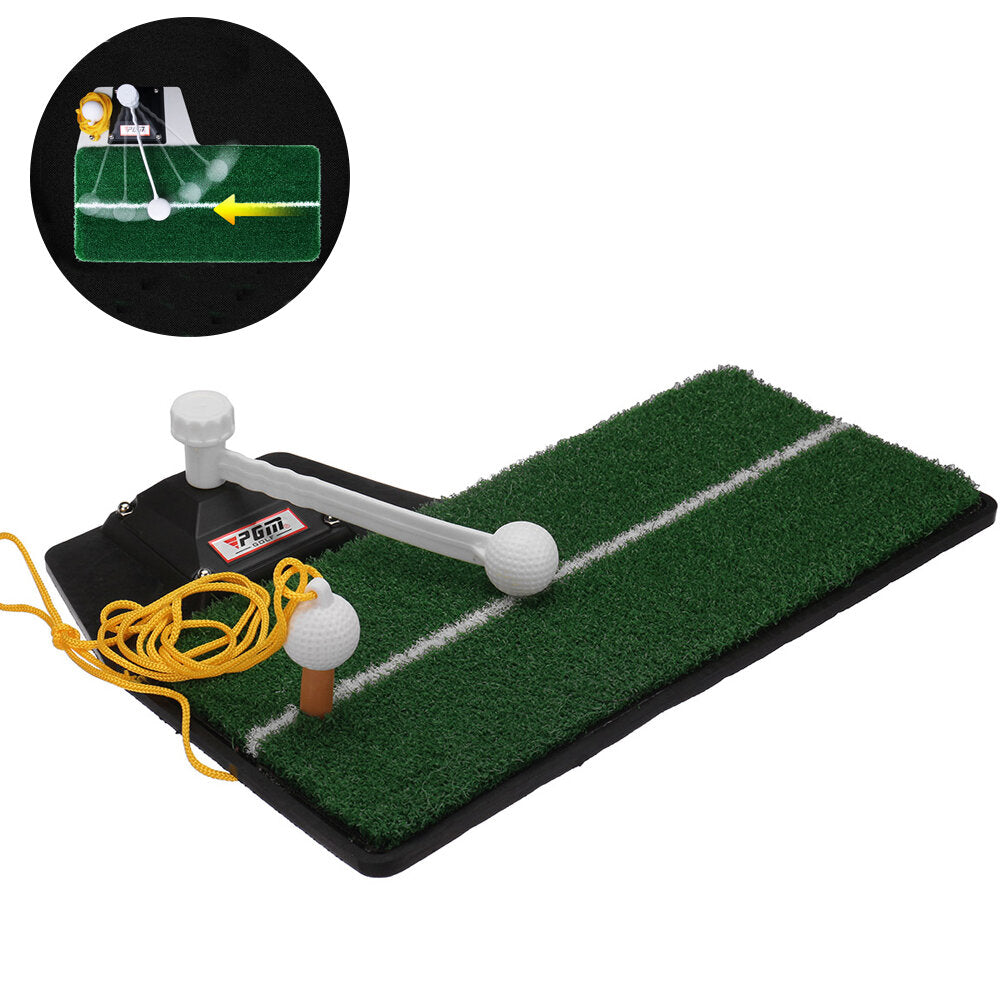 3-in-1 Golf Practice Swing Putting Mat Multi-functional Golf Practice Grass Mat Golf Putter for Beginners Training