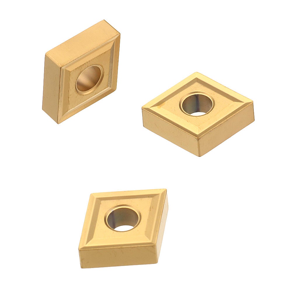 10pcs CNMG120404 MS CVD External Turning Tool Carbide Insert Cutting for DCLNR/L