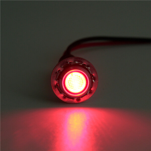 8mm 12V LED Dash Panel Indicator Warning Signal Light Lamp 5 Colors