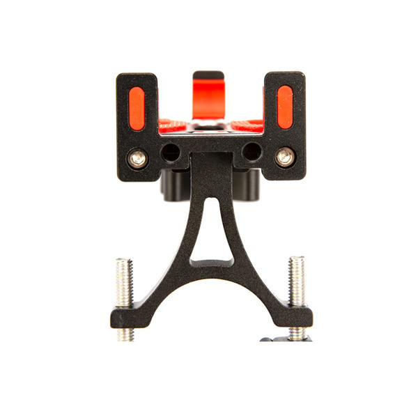 Aluminium Alloy Phone Holder With Bike Headlight 4.5-6.4inch Phone Clip Stand For Cycling