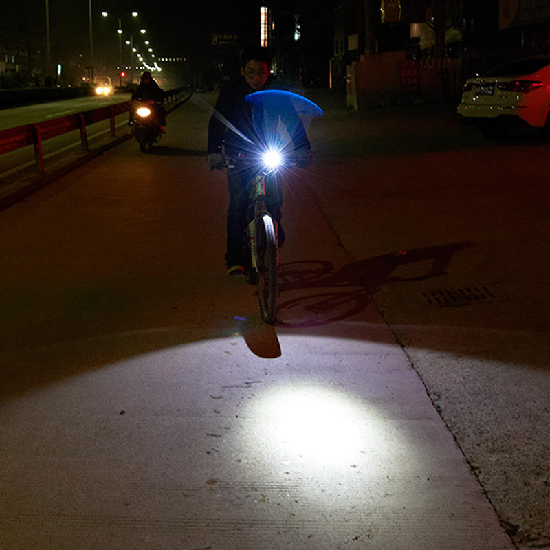 550LM 3 Modes German Standard USB Charging 1200mAh Battery Bike Light With 120db Horn
