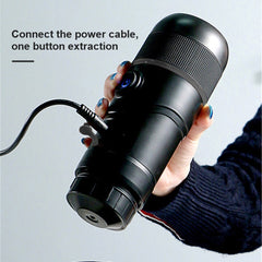 Car Capsule Coffee Machine Electric Large Capacity Outdoor Portable Travel Home Coffee Machine,80W 60ml