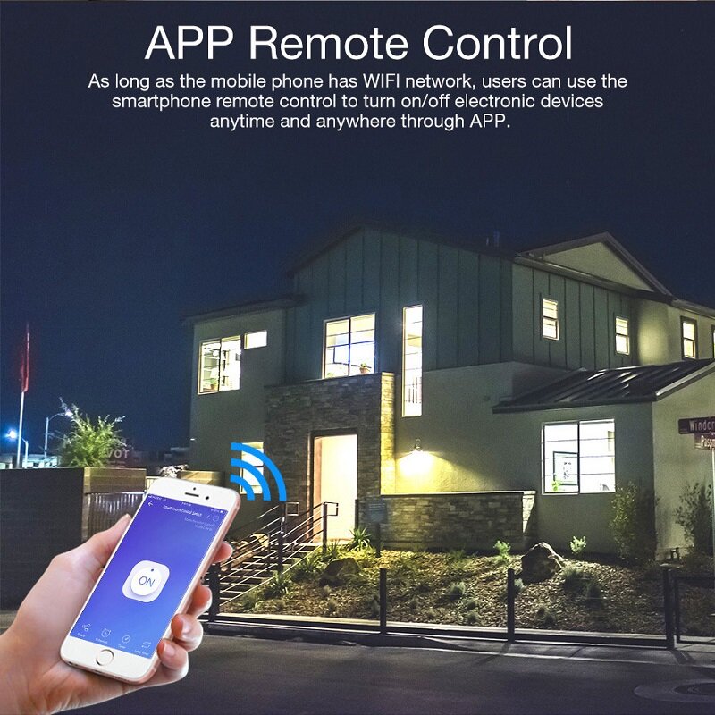 Smart WiFi Curtain Shutter Touch Door Switch EU Standard Remote Control Works with Alexa Google Voice Control