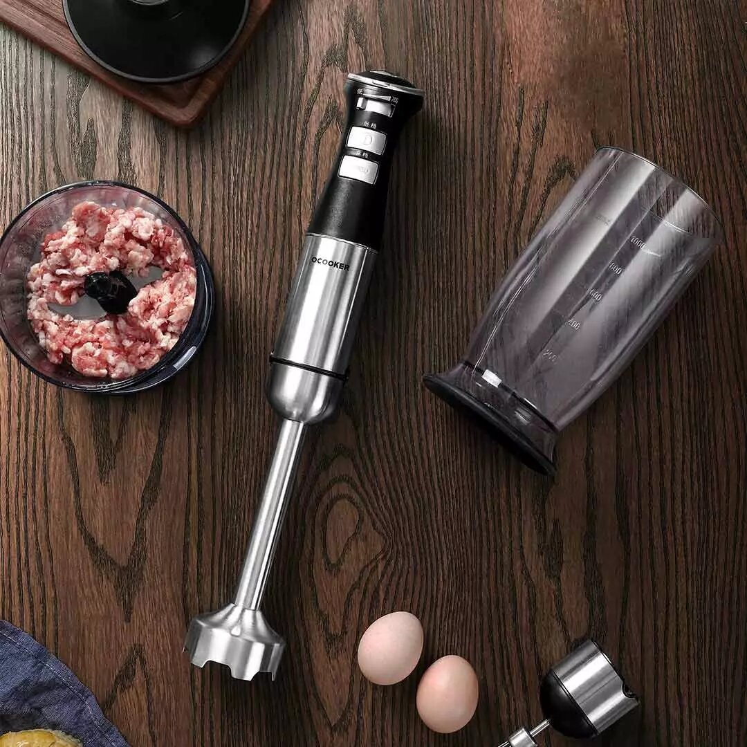 Multifunctional Hand Mixer 5 Speed Adjustment Low Noise Splash Proof 350W
