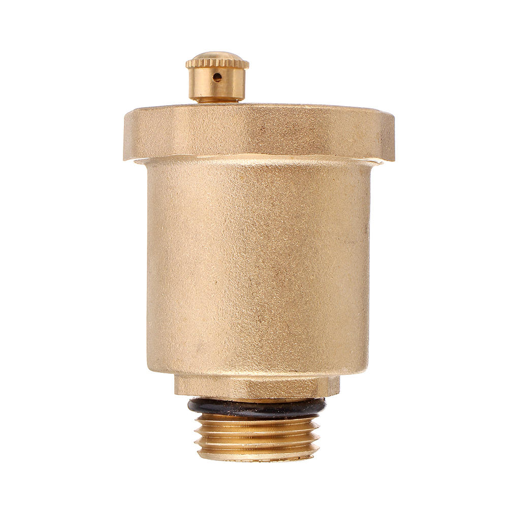 G1/2 One Way Brass Thread Air Vent Exhaust Valve Automatic Pressure Safety Release for Solar Water Heater