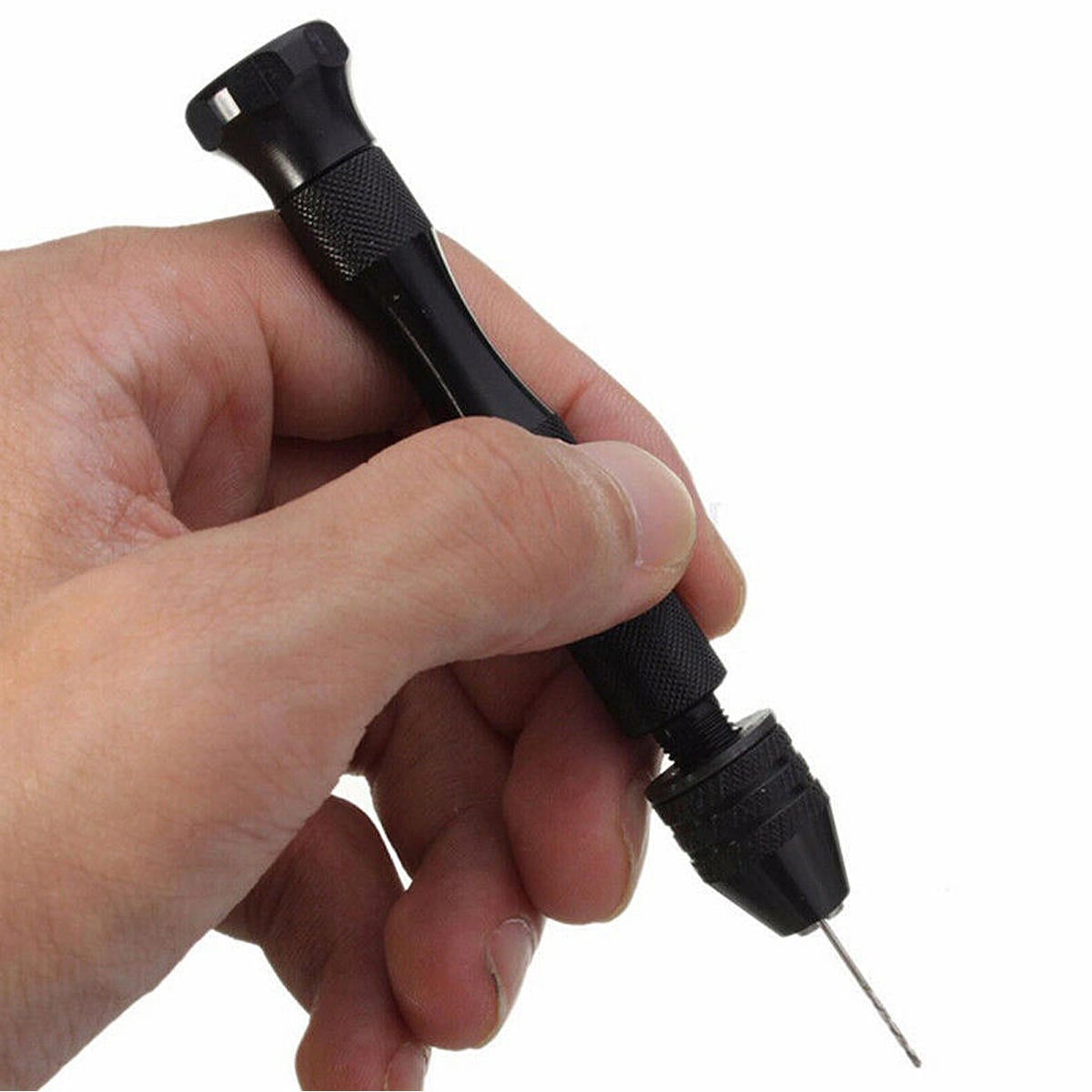 Mini Hand Drill With 30pcs 0.5mm-3mm Twist Bit Model Craft Rotary Tools