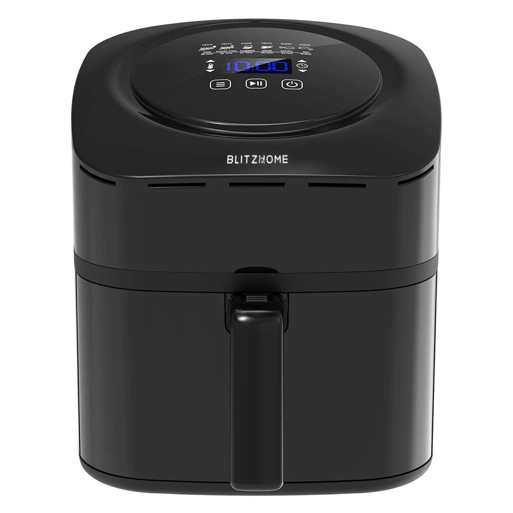 Smart Air Fryer with APP Control, 6L Large Capacity, Air Fryer Recipes, Temperature Control, Removable Basket