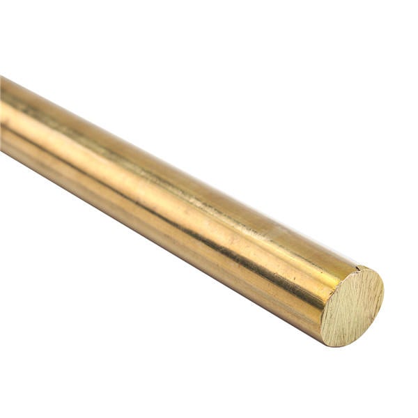 9mm Diameter 300mm Length Brass Solid Round Rod Stick