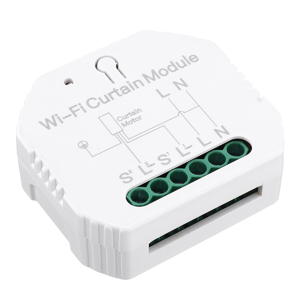 WiFi Mini Smart Curtain Switch Module Roller Blinds Shutter Motor Tuya APP Remote Control Work with Alexa Google Home