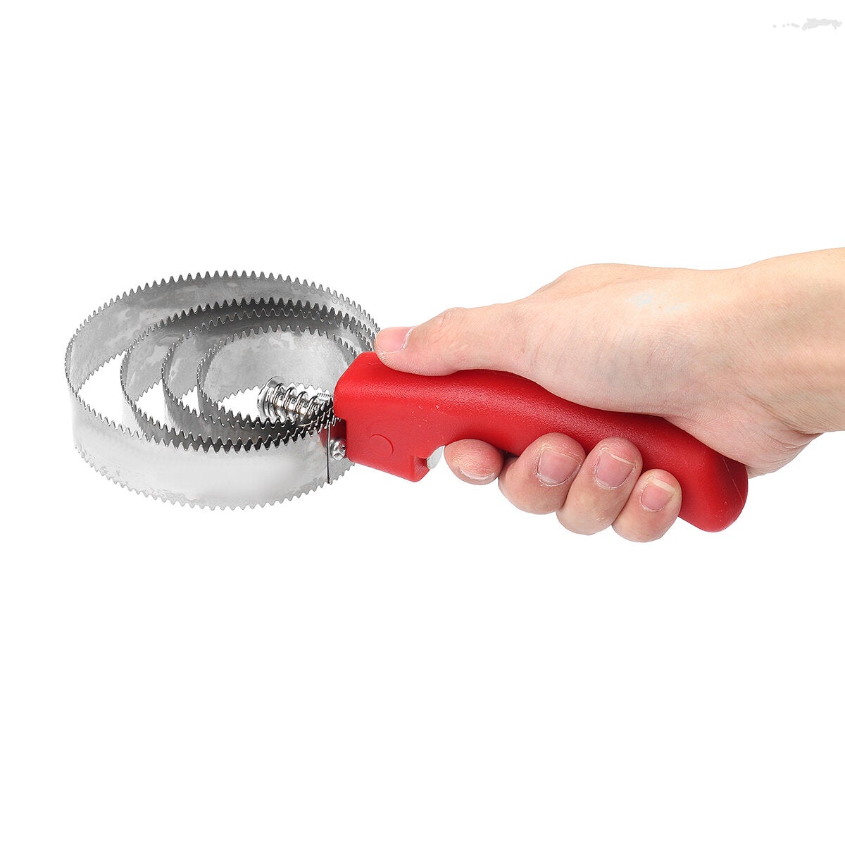 Stainless Steel Equine Sweat Scraper Deshedding Cleaning Loop Comfortable Grip Riding Equipment for Horse Shedding Grooming Tool