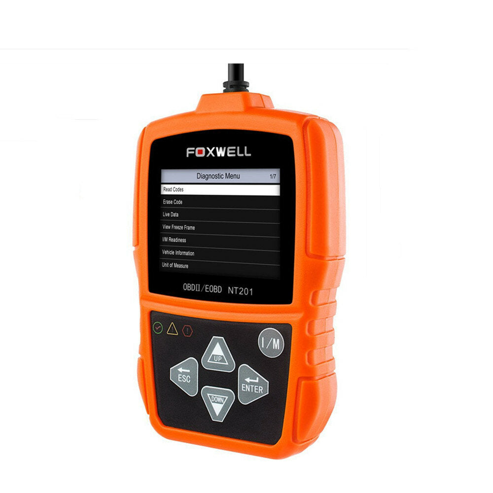 OBD2 Car Automotive Scanner Engine Light Fault Code Readers I/M Readiness LIVE Data Diagnostic Test Tool