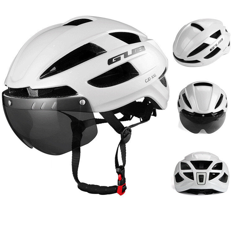 Bike Helmet 65cm Bicycle Goggles 9 Modes Taillight Breathable Helmet Outdoor Safety Cycling