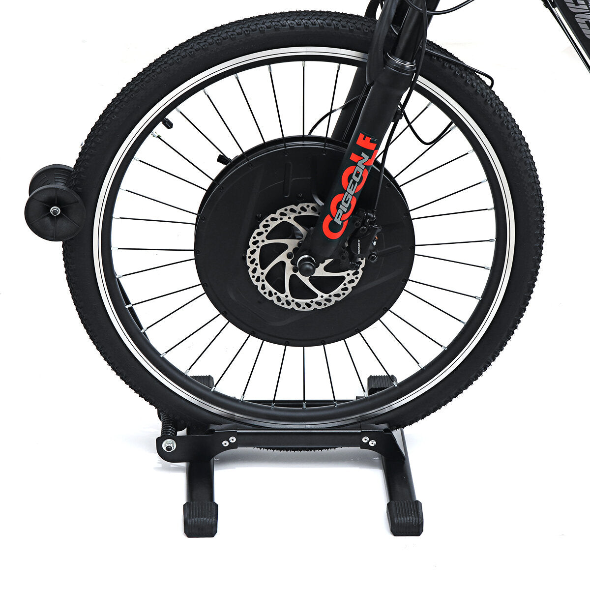 Aluminum Alloy Bike Stand L-shape Single Biycle Storage Black Floor Rack MTB Road Bike Holder