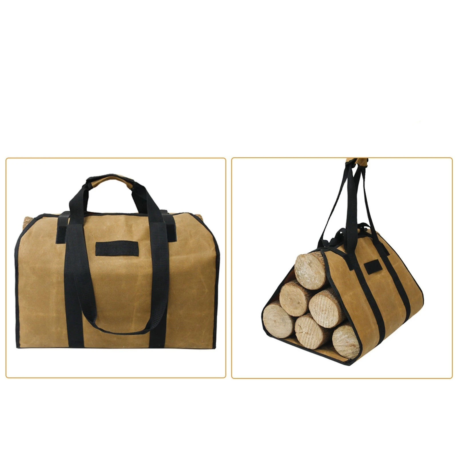 Firewood Log Carrier Large Firewood Bag