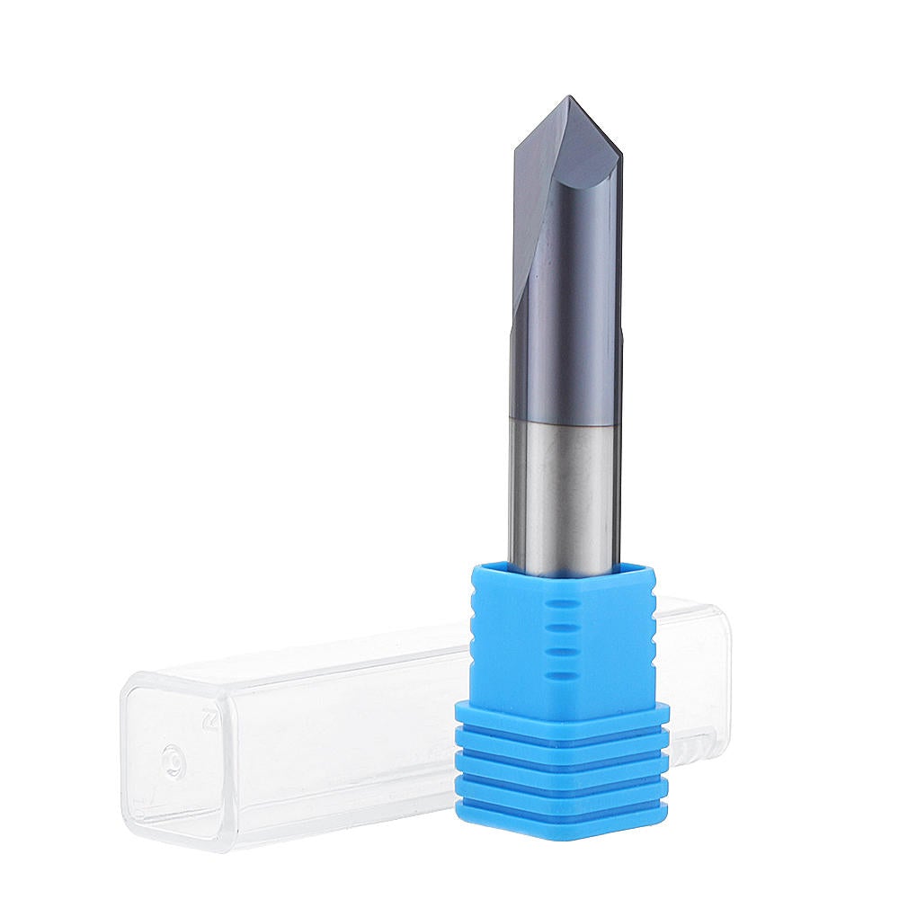 2 Flutes 90 Degree 2-12mm Carbide Chamfering Cutter End Mill HRC45 Milling Cutter