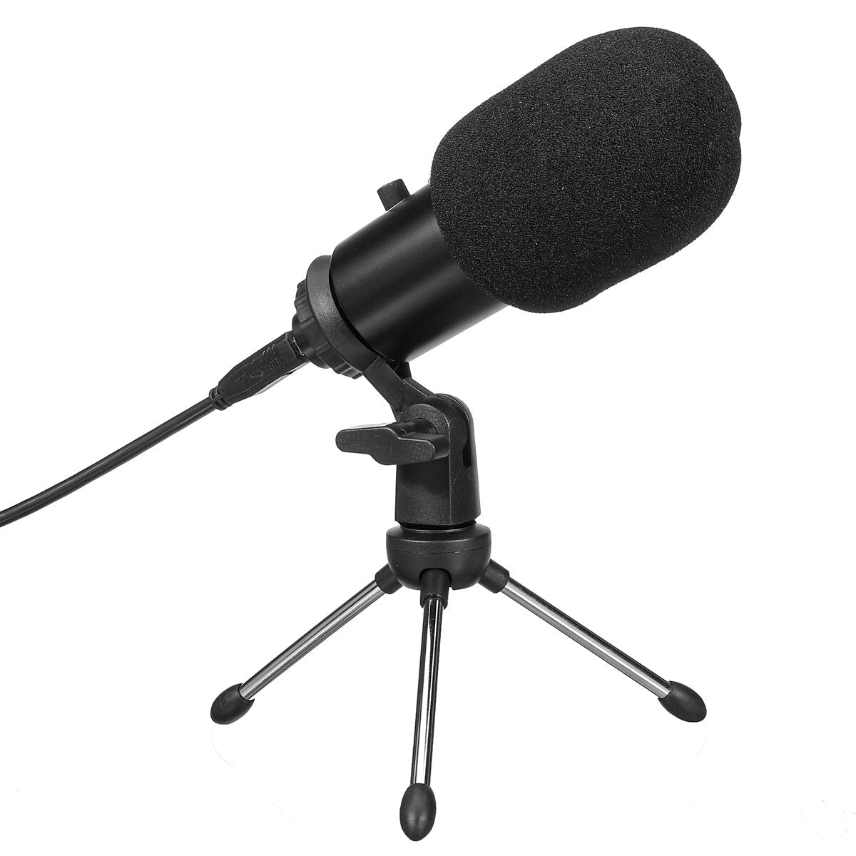 Wired USB Microphone with Tripod for Computer Windows Mac PC Live Broadcast Video Conferencing Audio Recording YouTube