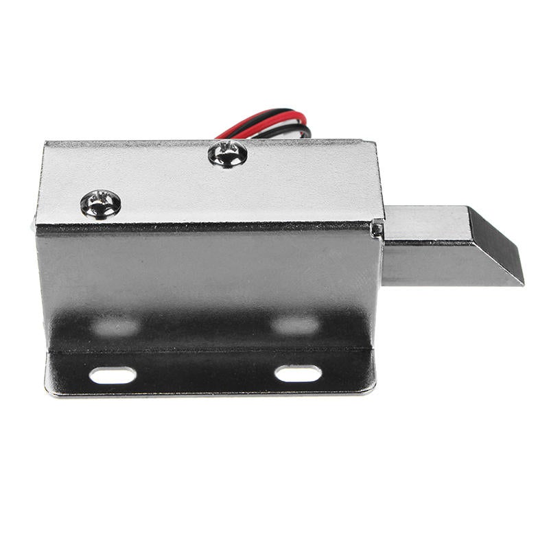 24V DC Electric Lock Assembly Solenoid Long Locking Tongue Cabinet Drawer Door