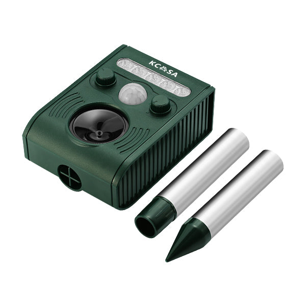 Garden Ultrasonic PIR Sensor Solar Animal Dispeller Strong Flashlight Dog Repeller
