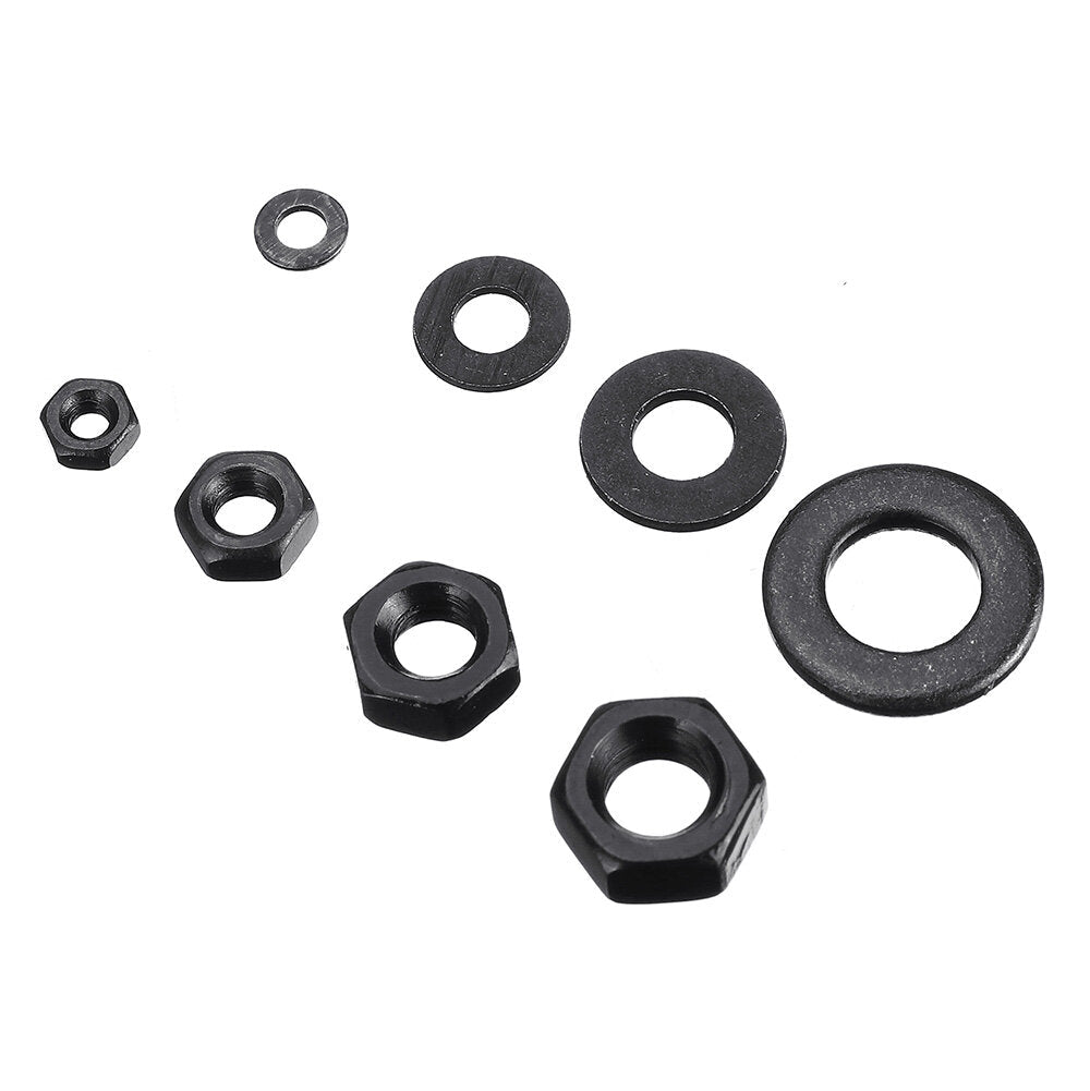 1060Pcs M2 M3 M4 M5 Carbon Steel Flat Head Countersunk Hex Socket Screw Hex Screw Metric 10.9 Grade
