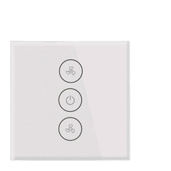 Touch WiFi Ceiling Fan Switch EU/US Remote Timer Speed Wall Glass APP Control Work with Alexa Google Home