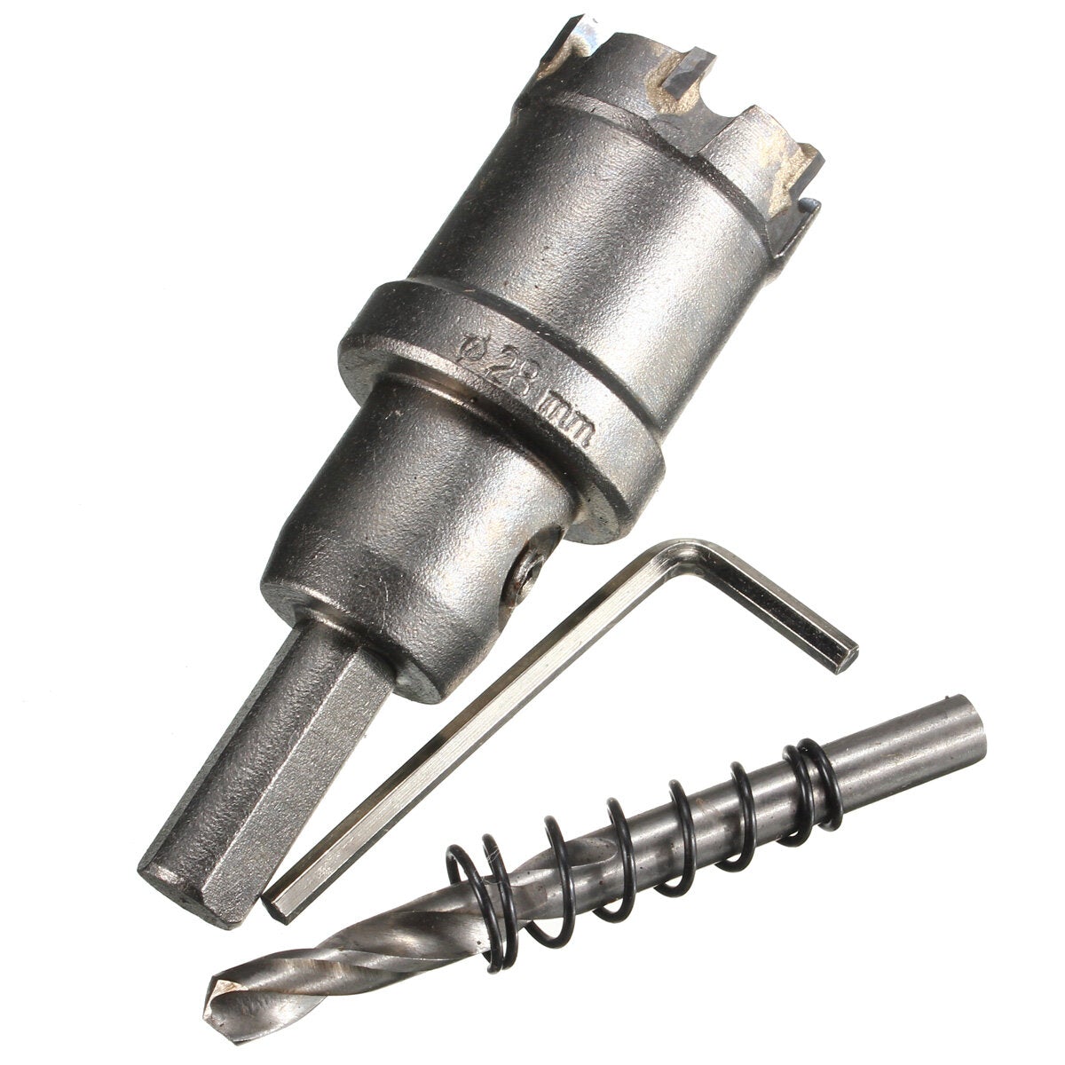 25mm - 45mm Carbide Tip Metal Cutter Hole Saw with Wrench/ Twist Drill Bit