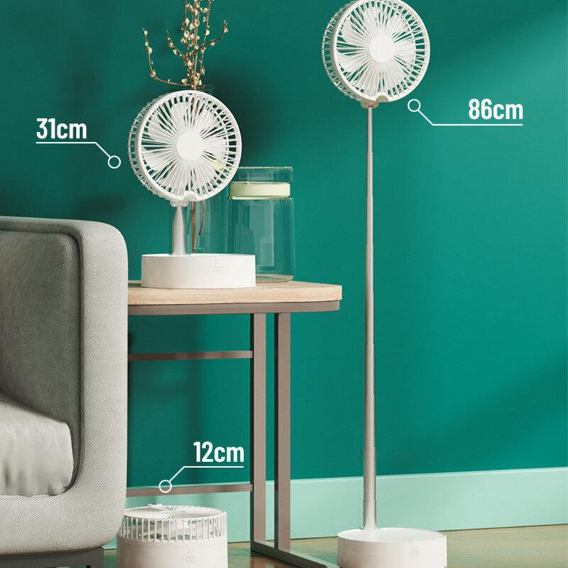 Portable Mini Mute Desktop Fan Wireless Telescopic Floor Spray Humidification with Night Light for Home Office