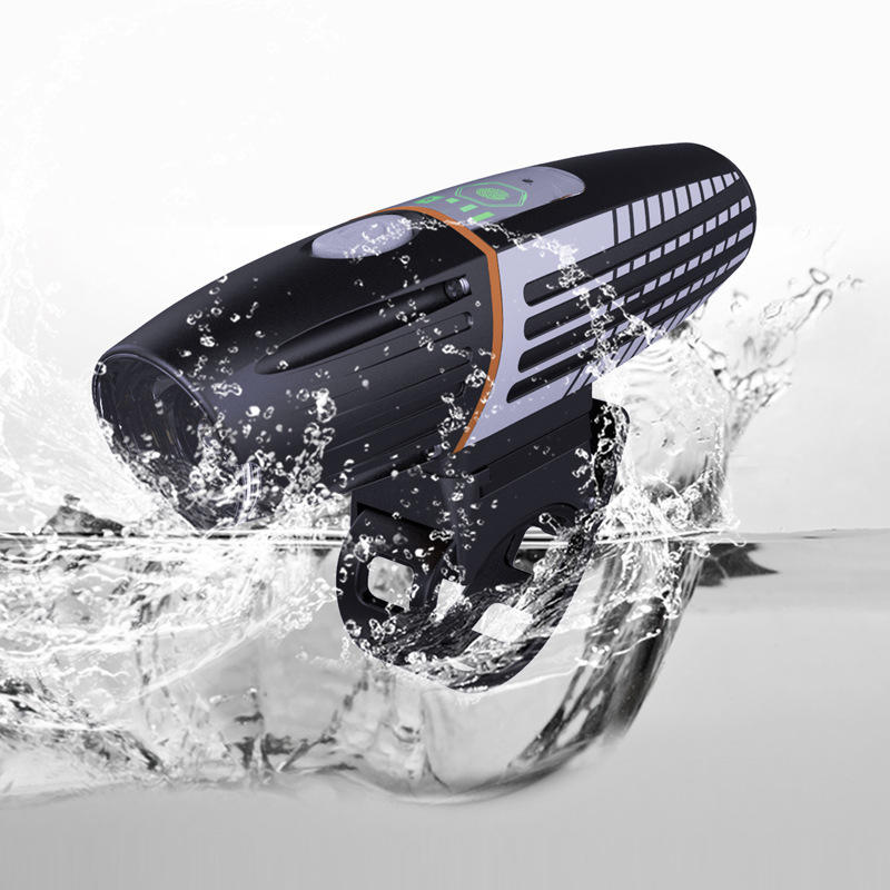 650LM T6 LED Bike Front Light 15H Running Time Smart Light Sensing Stepless Dimming USB Rechargeable IPX6 Waterproof