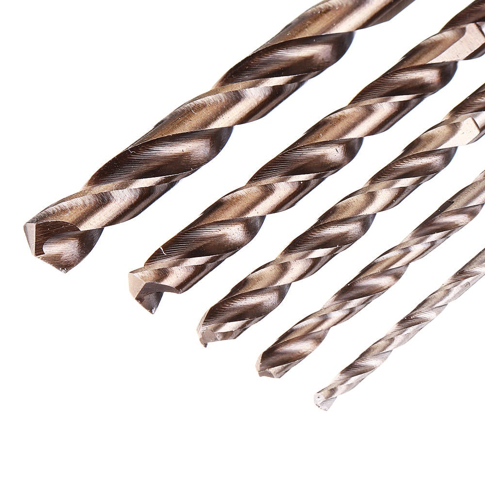 Upgrade 5Pcs 2-6mm HSS-CO Cobalt Twist Drill Bits For Bosch Dremel Rotary Tool