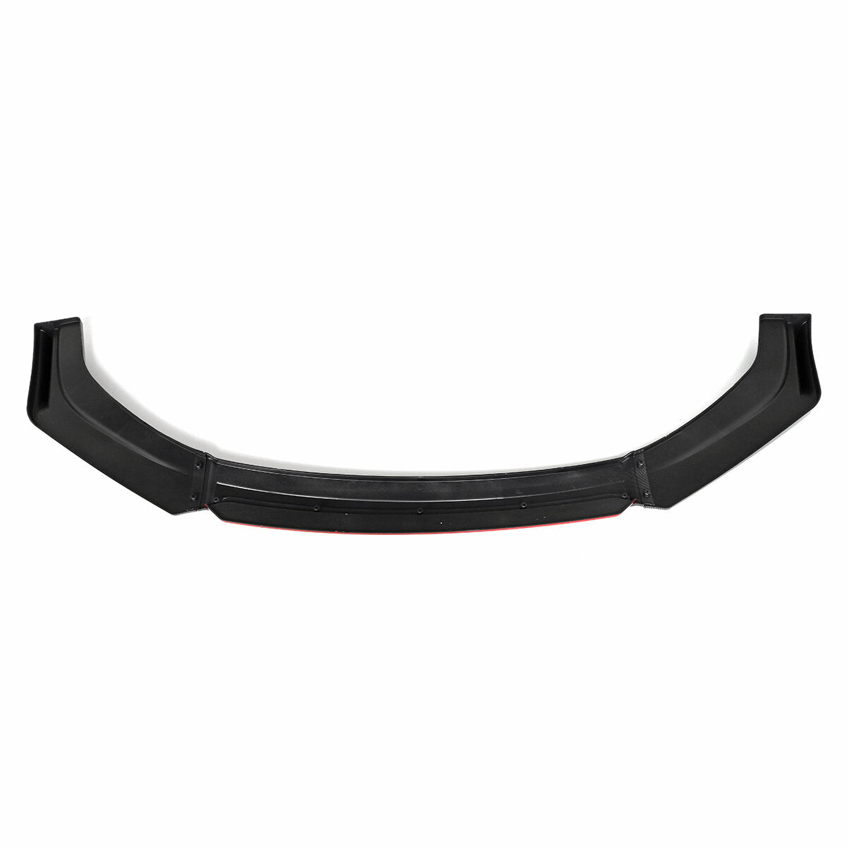4PCS Universal Gloss Black Front Bumper Lip Body Kit Spoiler