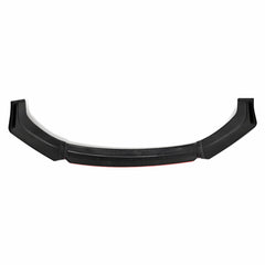 4PCS Universal Gloss Black Front Bumper Lip Body Kit Spoiler