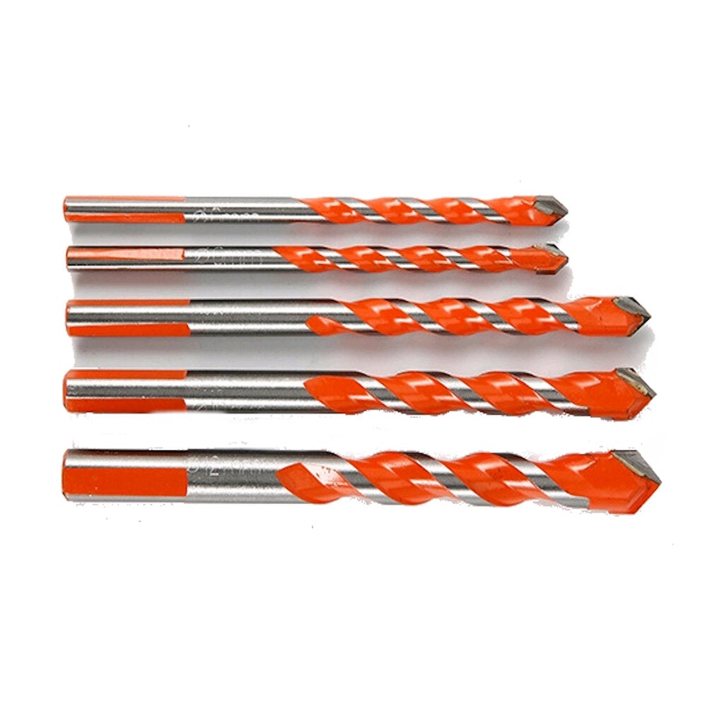 5pcs Ceramic Tile Stainless Steel Drill Carbide Overlord Drill Wall Hole Drilling Electric All-powerful Hand Drill Bit