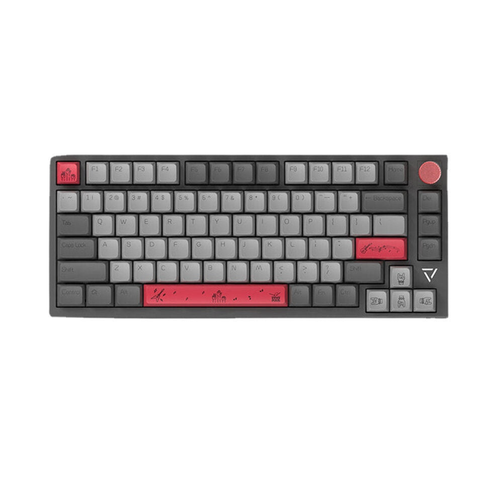 Mechanical Keyboard 81 Keys PBT Sublimation MDA Profile Keycaps Triple-Mode