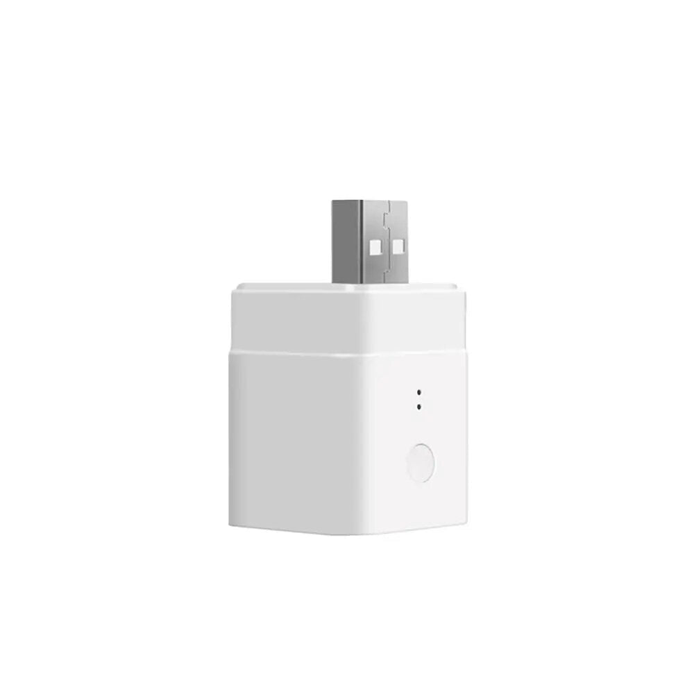 10Pcs Micro 5V Wireless USB Smart Adaptor WiFi Mini USB Power Adaptor APP Remote Control Voice Control For Smart Home Works with Alexa Google Home