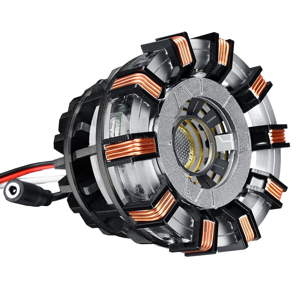 1:1 Aluminum Alloy Arc Reactor DIY Model MK2 Led Light Mark Chest Tony Heart Lamp Science Toy