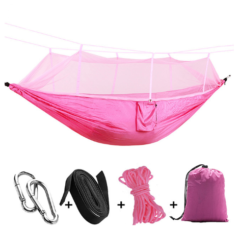 Ultralight Parachute Hammock Hunting Mosquito Net Double Person Sleeping Bed Garden Outdoor Camping Portable Hammock