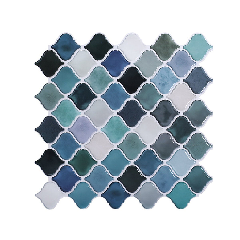 12inch DIY Tile Stickers 3D Brick Wall Self-adhesive Sticker Bathroom Kitchen