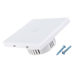 EU 433Mhz 1 Gang Smart WIFI Light Switch Interruptor Touch Wall Power Switch App Remote Control Intellegent Switch Work With Alexa Google Home