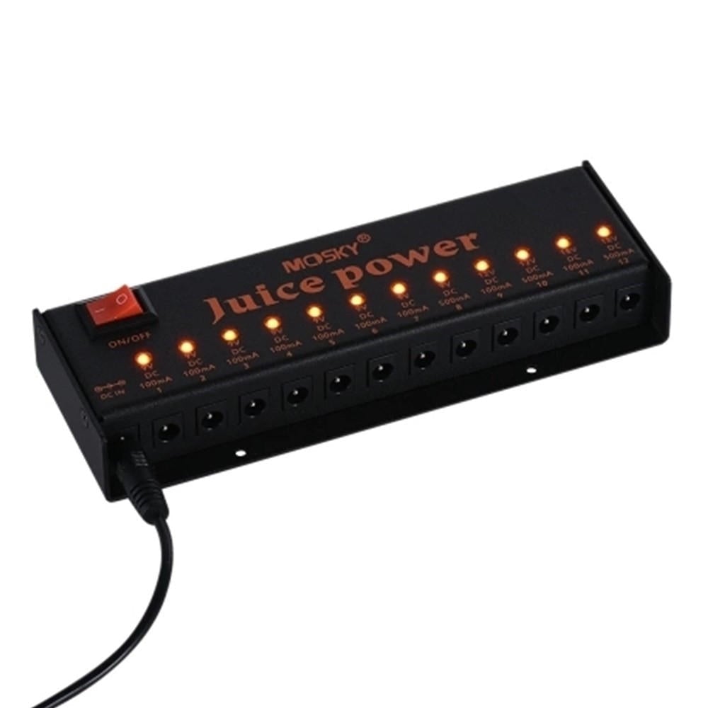 18V 12 Isolated Power Supply Connector for 9V 12V 18V Guitar Effect Pedals