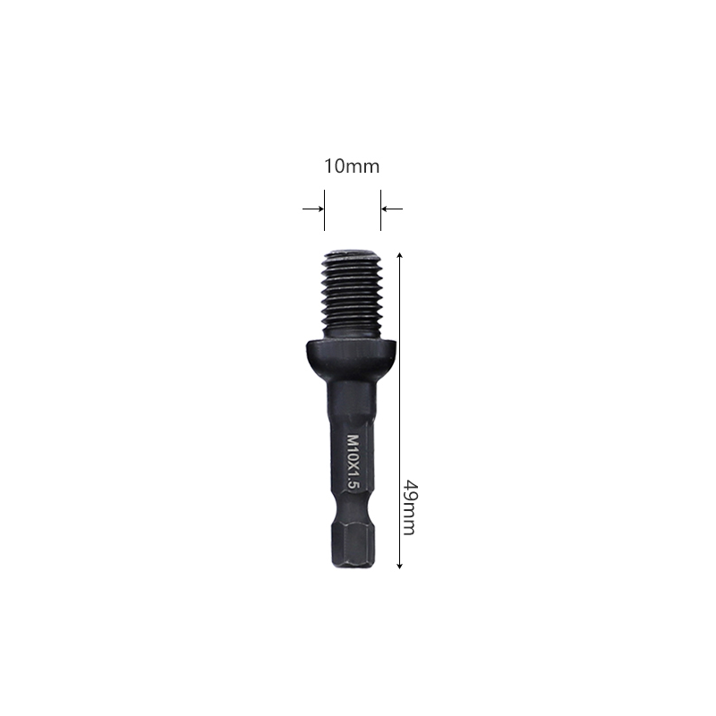 Self-Tapping Socket Adapter for 6mm/8mm/10mm Insert Nuts or Hanger Bolt Power Drill Tools 1/4 Inch Hex Shank