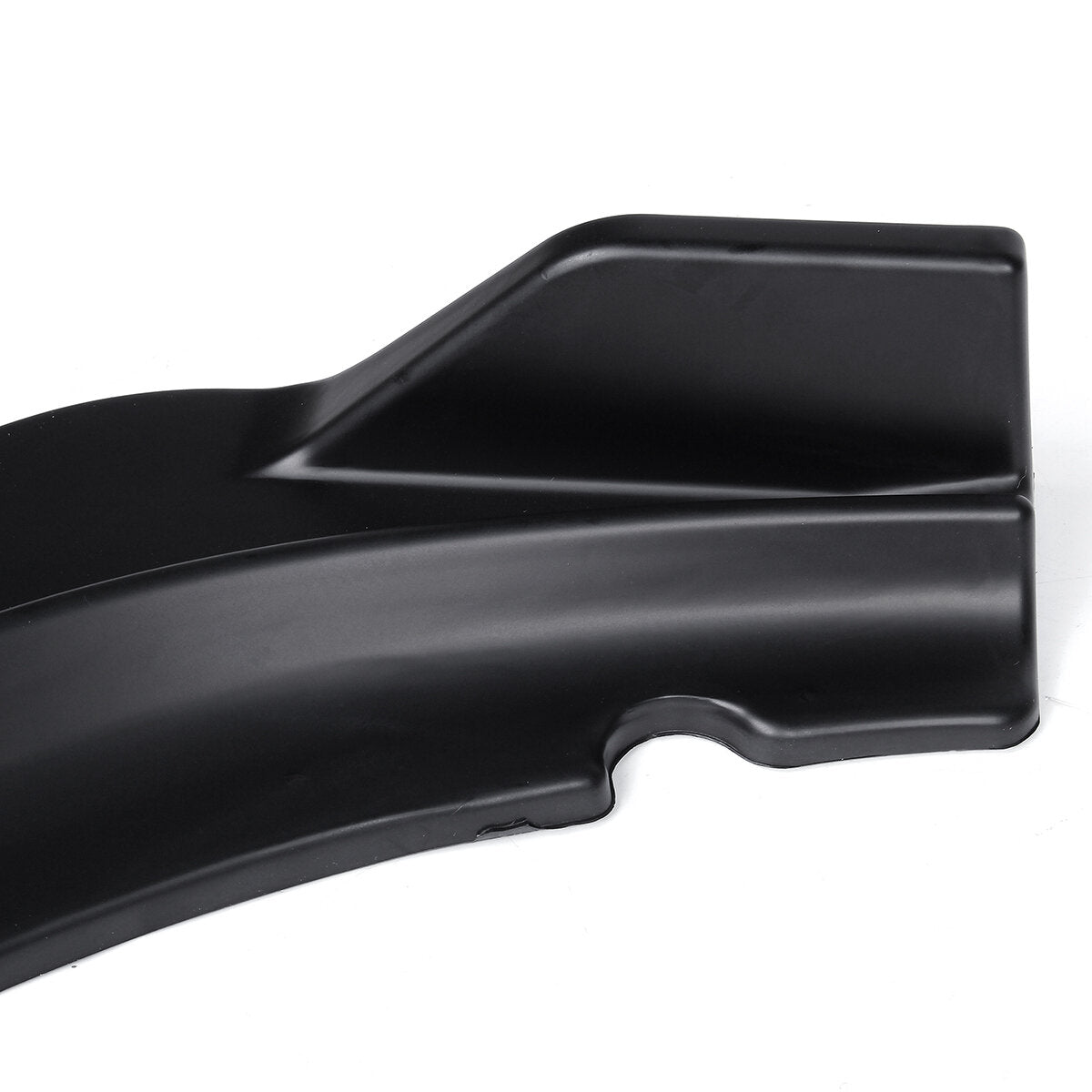3Pcs Matte Black Car Front Bumper Splitter Lip Diffuser Body Kit Spoiler Guard Protection