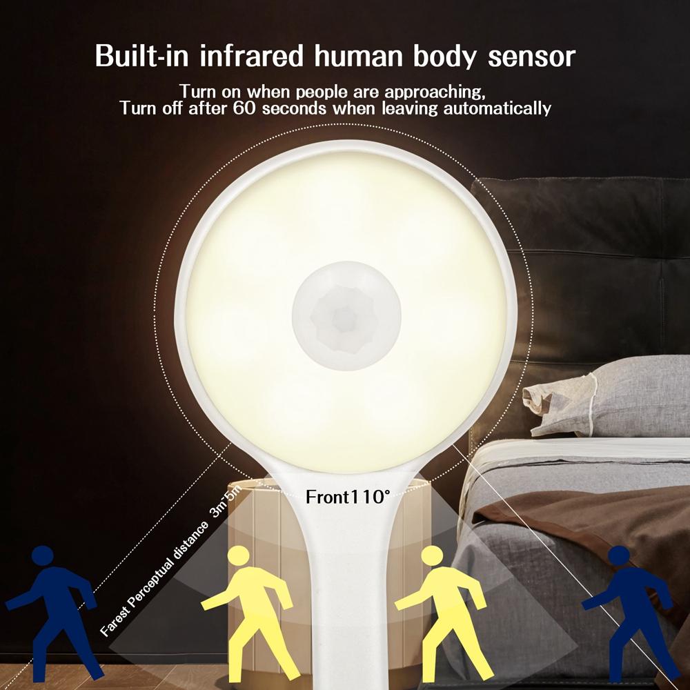 Flexible USB Human Body Sensor Automatic Night Lamp for Home Indoor Reading Light DC5V